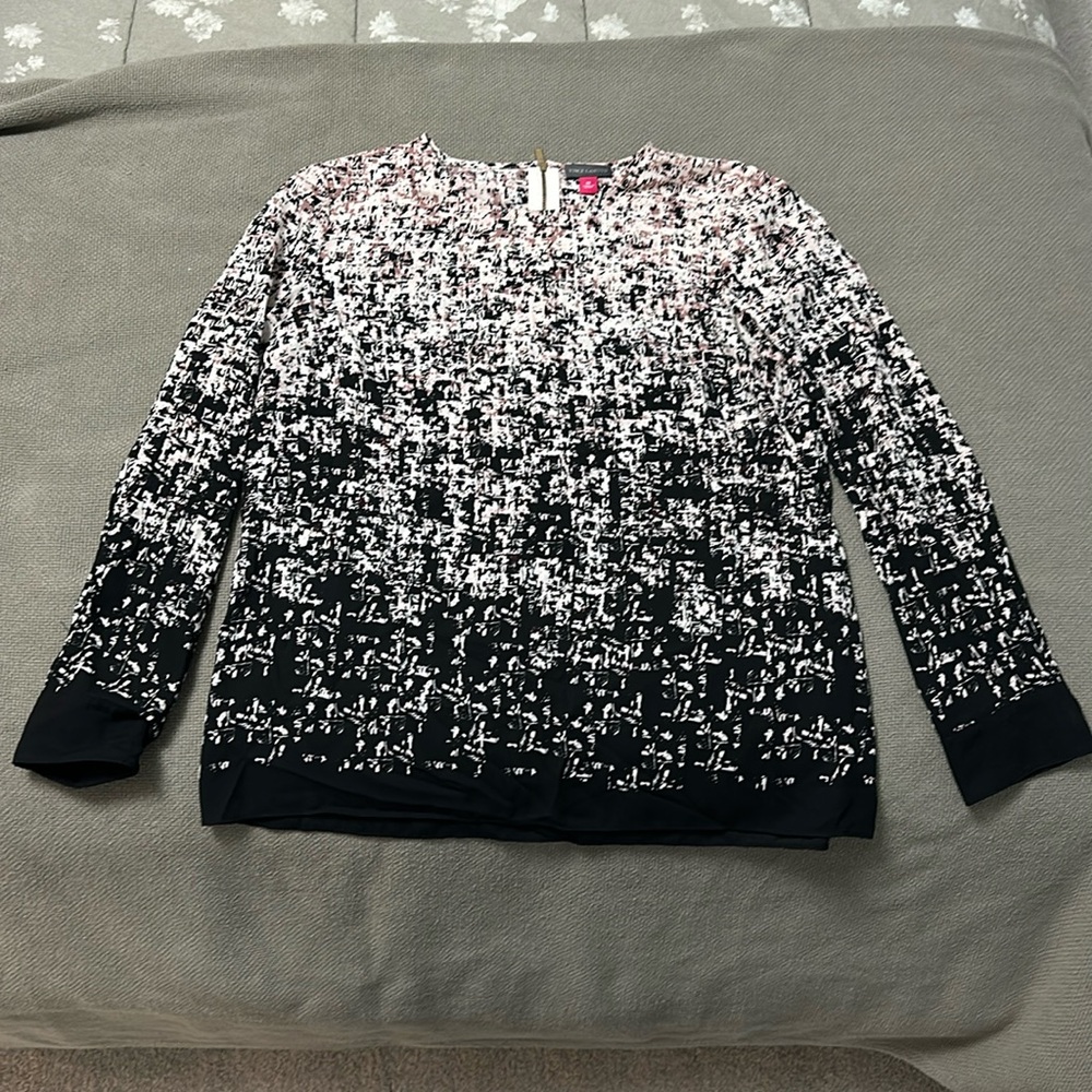 Vince Camuto Blouse - size M - pink and black